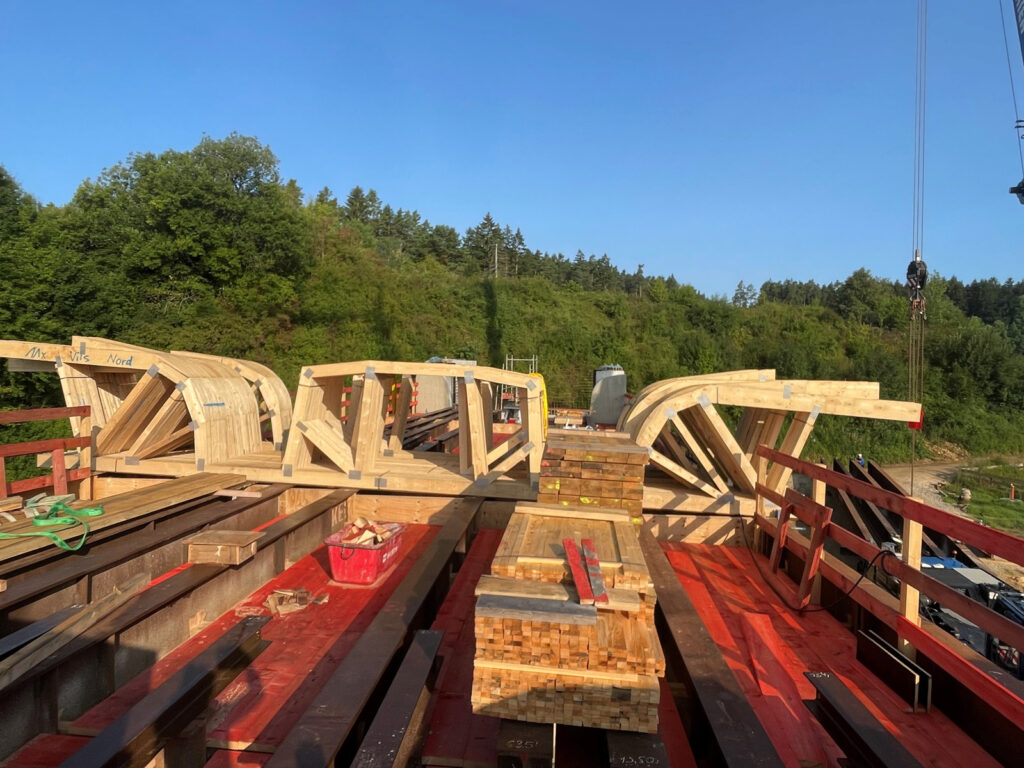 Vilstalsbrücke-Traufsicht-Traggerüst